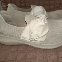 Skechers N 37, стелка 24 см.- Удобни еластични обувки с панделка , снимка 2 - Дамски ежедневни обувки - 40716588