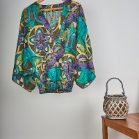 Нова блуза с широки ръкави, снимка 1 - Ризи - 28686358