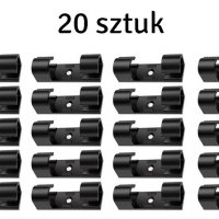 3000053639 Клипс органайзер за кабели черен 20броя AG702D, снимка 7 - Органайзери - 37162087