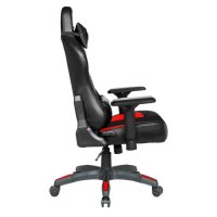 Геймърски стол Marvo PRO CH130 Черно - Червен ергономичен стол за геймъри, снимка 2 - Столове - 33772308