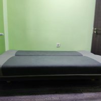 Разтегателен диван HEJLS сив, снимка 5 - Дивани и мека мебел - 42096984