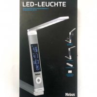LED сгъваема лампа с термометър, часовник, календар, снимка 1 - Друга електроника - 37759072