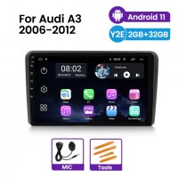 Мултимедия, Двоен дин, за Audi A3, Андроид, за кола 2 Дин, навигация, за Ауди А3, плеър, с Android, снимка 2 - Аксесоари и консумативи - 34014424