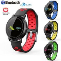 Спортен смарт часовник Smart Wristband F4, Кръвно налягане, Пулс, Цветен дисплей, Крачки, Разстояние, снимка 1 - Смарт гривни - 39292985