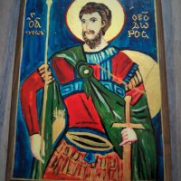 Икона на св. Теодор от Тирон, снимка 5 - Икони - 36777228