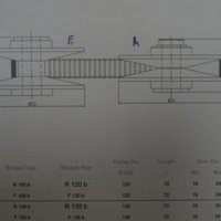Вариаторни шайби комплект Berges F100B/R100B variable speed pulley, снимка 10 - Резервни части за машини - 42365112