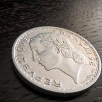 Mонета - Франция - 5 франка | 1949г., снимка 2 - Нумизматика и бонистика - 31187363