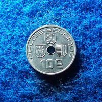 10 цента Белгия 1939, снимка 1 - Нумизматика и бонистика - 38427575