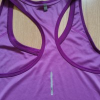 Дамски потник Nike Miler tank лилав, снимка 6 - Потници - 40502745