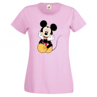 Дамска тениска Mickey Mouse 3 Мини Маус,Микки Маус.Подарък,Изненада,, снимка 1 - Тениски - 36526396