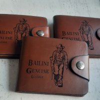 Ново мъжко портмоне bailini genuine leather, снимка 1 - Портфейли, портмонета - 42596696