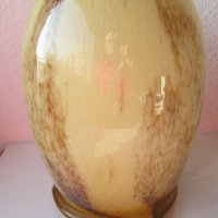 Стъкло - красива стара стъклена ваза, голяма, снимка 7 - Вази - 30125824