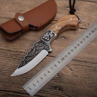 ловен нож за дране на животни тактически военен подходящ за ловец, снимка 2 - Ножове - 42117934
