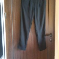Черен спортен панталон с ластик в кръста  , снимка 1 - Панталони - 30061812