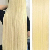 Качествена дълга коса/ цял екстеншън за по-голям обем и дължина на косата 100гр, дължина 60см, снимка 6 - Аксесоари за коса - 44738538