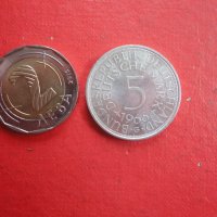 5 марки 1966 сребърна монета Германия, снимка 1 - Нумизматика и бонистика - 39941366