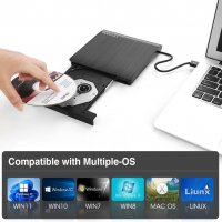 Външно CD/DVD+-RW устройство, USB 3.0, снимка 4 - Други - 33717707