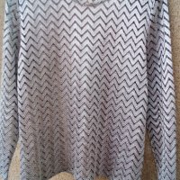 Еластична прозрачна блуза., снимка 1 - Блузи с дълъг ръкав и пуловери - 40575638