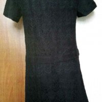 Френска НОВА рокля от памучна дантела в черно 👗🍀М, M/L👗🍀 арт.365, снимка 2 - Рокли - 28041374