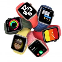 Силиконова каишка за Apple Watch 6 / SE / 5 / 4 40mm 44mm / 38 42, снимка 1 - Смарт гривни - 34400052