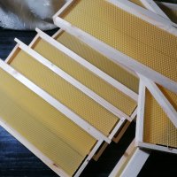 Рамки за пчелни кошери с монтирани восъчни основи , снимка 2 - За пчели - 43999272