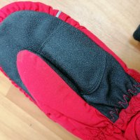 Продавам нови червени детски водоустойчиви ръкавици тип "лапа" с един пръст, снимка 4 - Шапки, шалове и ръкавици - 35137892