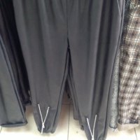 Кожен панталон в черен цвят с цип отпред, снимка 4 - Панталони - 30843227