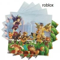 roblox Роблокс 10 парти салфетки рожден ден, снимка 1 - Аксесоари за кухня - 31100690