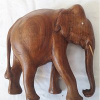 Дървена статуя слон масив, снимка 4 - Декорация за дома - 31464149