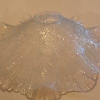 френско стъкло за лампа полюлей 1900г, снимка 2 - Антикварни и старинни предмети - 40825491