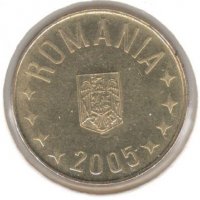 Romania-1 Ban-2005-KM# 189-Eagle without crown, снимка 2 - Нумизматика и бонистика - 38259945