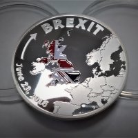 Монета UK Brexit Брекзит, снимка 3 - Нумизматика и бонистика - 39342624