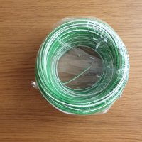 Продавам 100м кабел H05V-K 0,5мм2 със зелено-бяла изолация, снимка 4 - Кабели - 29393310