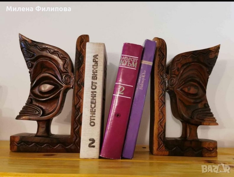 Дървени държачи за книги, снимка 1