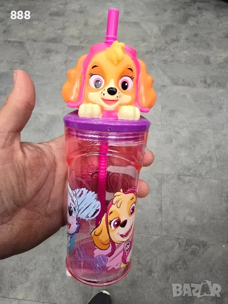 чаши бутилки със сламки , снимка 1