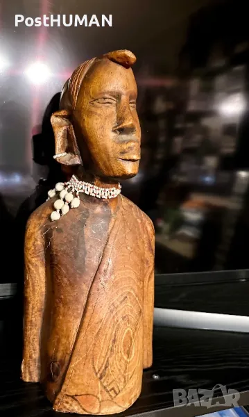 Африканска дървена статуетка, снимка 1