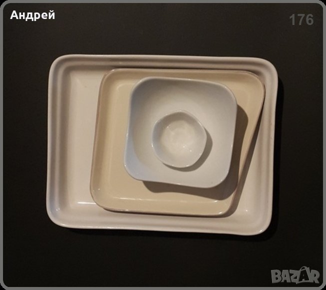 Лот:четири различни полезни съда от порцелан           , снимка 1