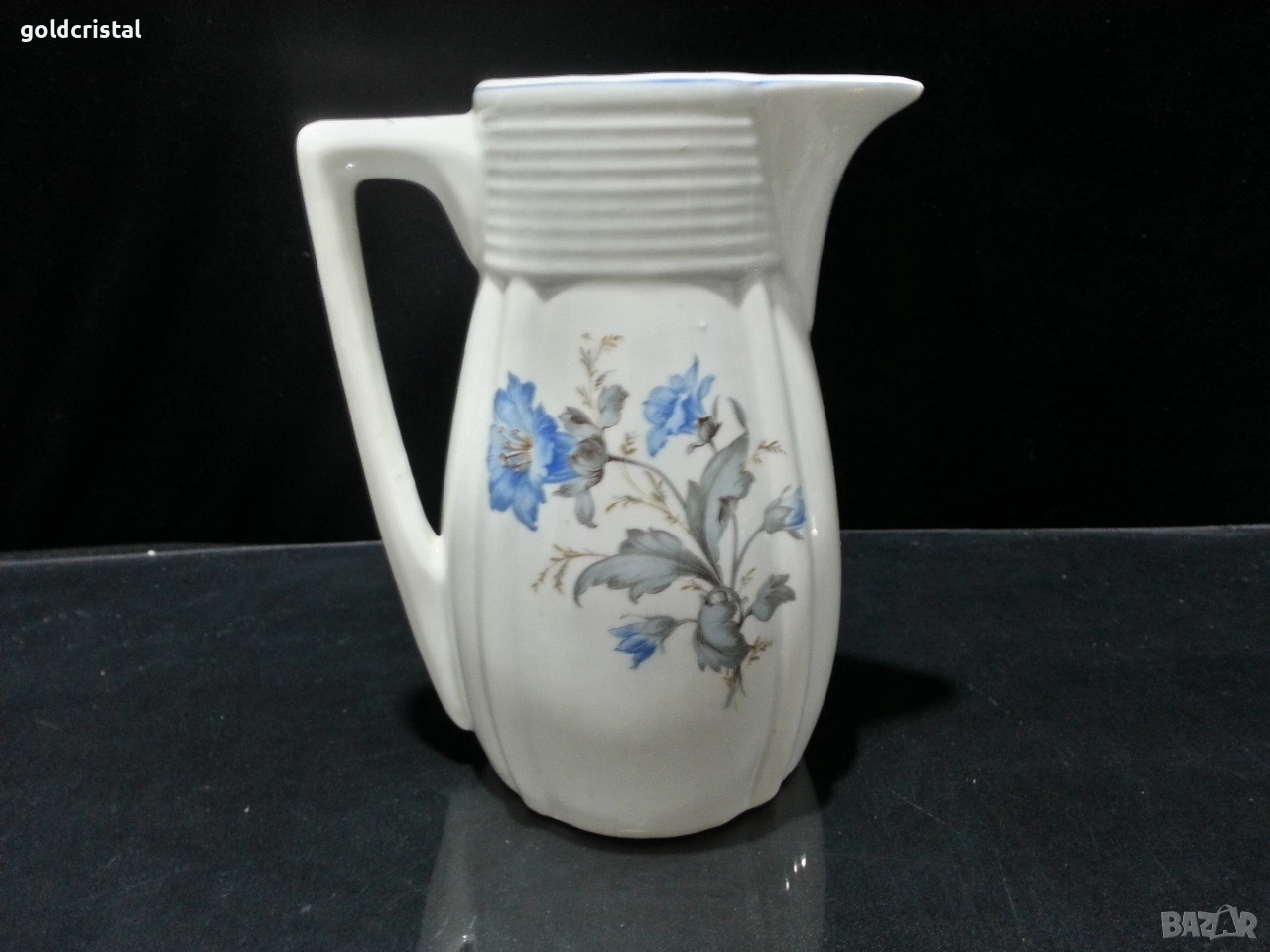 Стар български порцелан кана , снимка 1