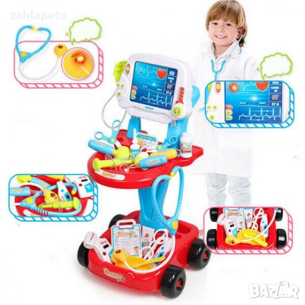 Докторски комплект на батерии с ЕКГ , снимка 1