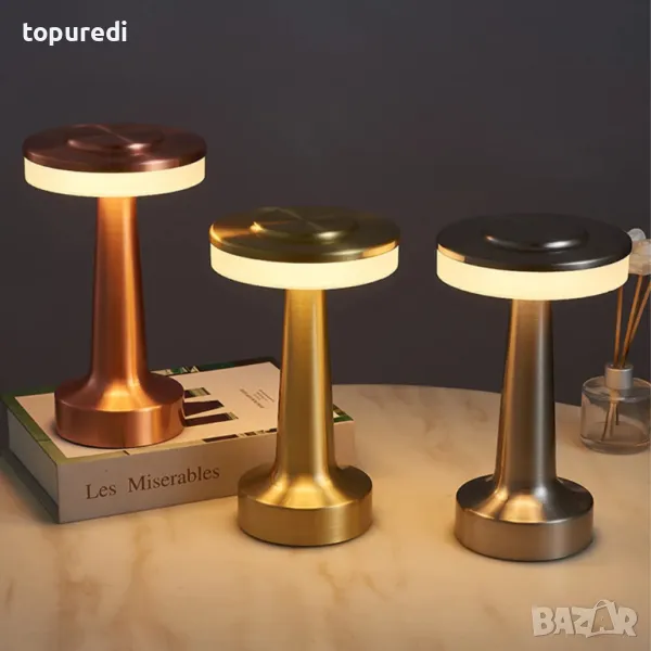 МЕТАЛНА LED ЛАМПА ЗА МАСА, снимка 1