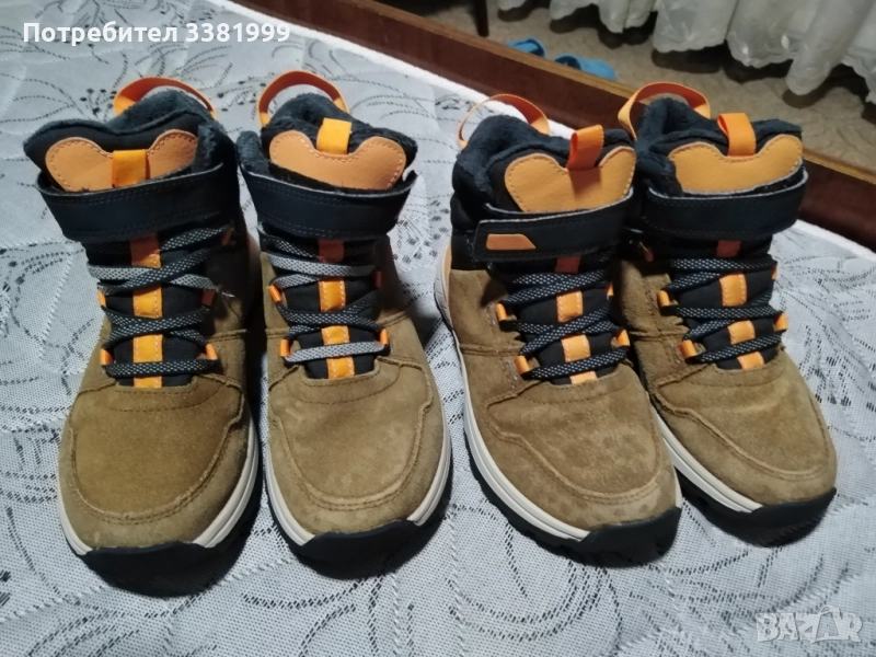 Два чифта детски кожени боти , снимка 1