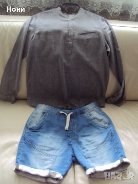 Юношеска риза и къси дънки на ЗАРА, снимка 1