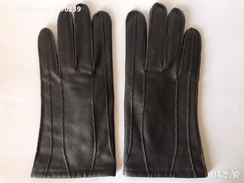 кожени ръкавици кафяви, снимка 1
