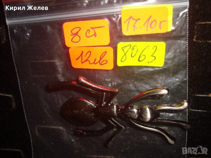 БРОШКА МРАВКА ГОЛЯМА МЕТАЛНА 8063, снимка 1