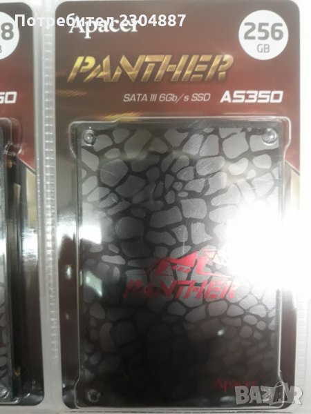 Продавам нови SSD-та "Apacer Panther" 256GB , 128GB., снимка 1