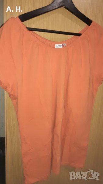оранжева тениска размер L, снимка 1