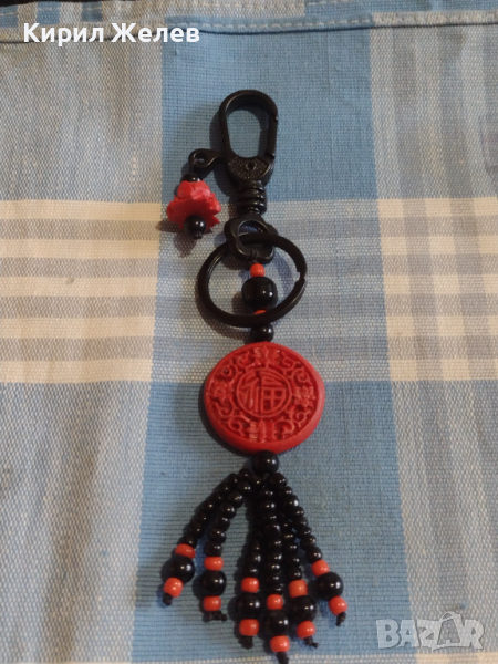 Арт ключодържател мъниста ръчна изработка много красив стилен дизайн 43902, снимка 1