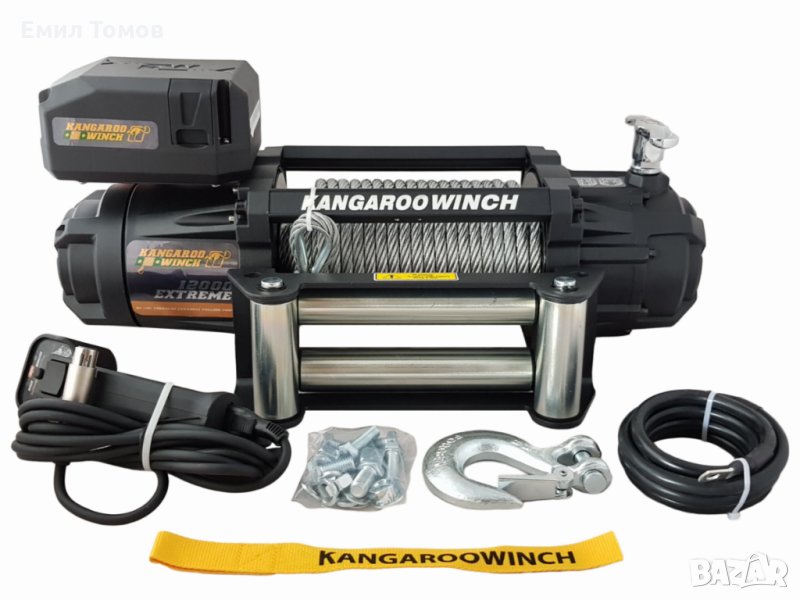 Лебедка KangarooWinch/PowerWinch K 12000 Extreme HD 12V -НОВА, снимка 1