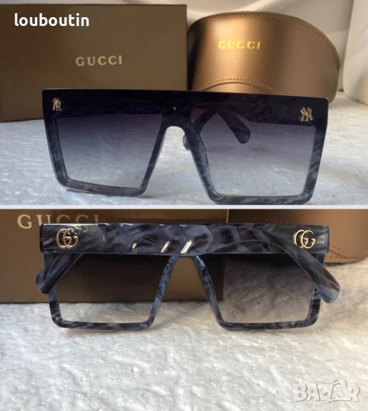 Gucci Дамски слънчеви очила Мъжки слънчеви очила УВ 400, снимка 1