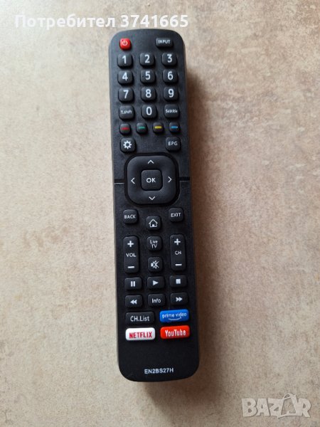 Дистанционно за телевизор Hisses, Smart TV, снимка 1